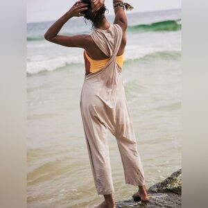 FREE PEOPLE Hot Shot Twisted Onesie Sz S